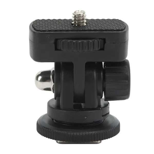 Justerbart Mini Monitor Kulhuvud med Kallsko och 1/4 Skruvgränssnitt