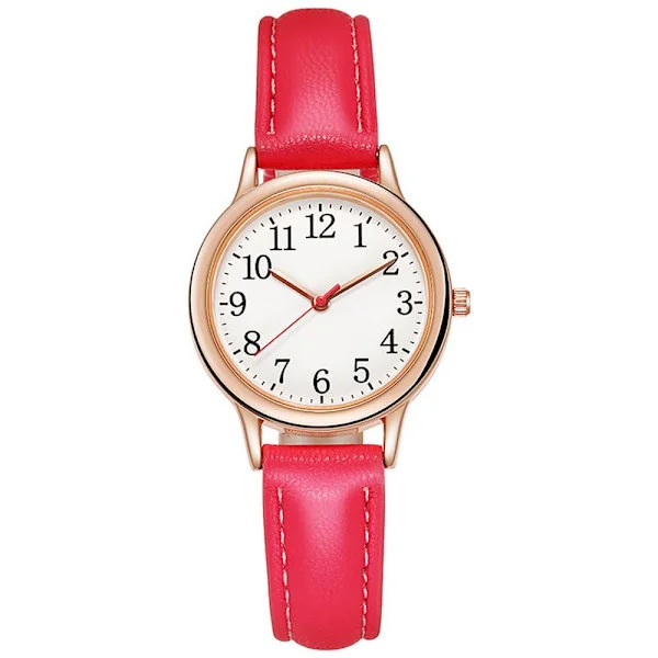 Damklockor Armbandsur RÖD röd röd