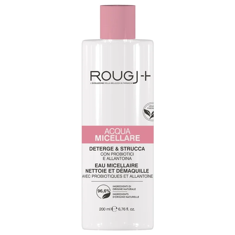 ROUGJ Detergenza Acqua Micellare 200ml - Acqua detergente viso
