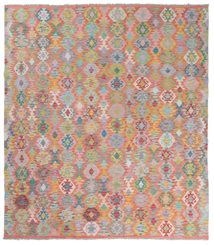 Kelim Afghan Old Style Matot 260X301 Isot Villa