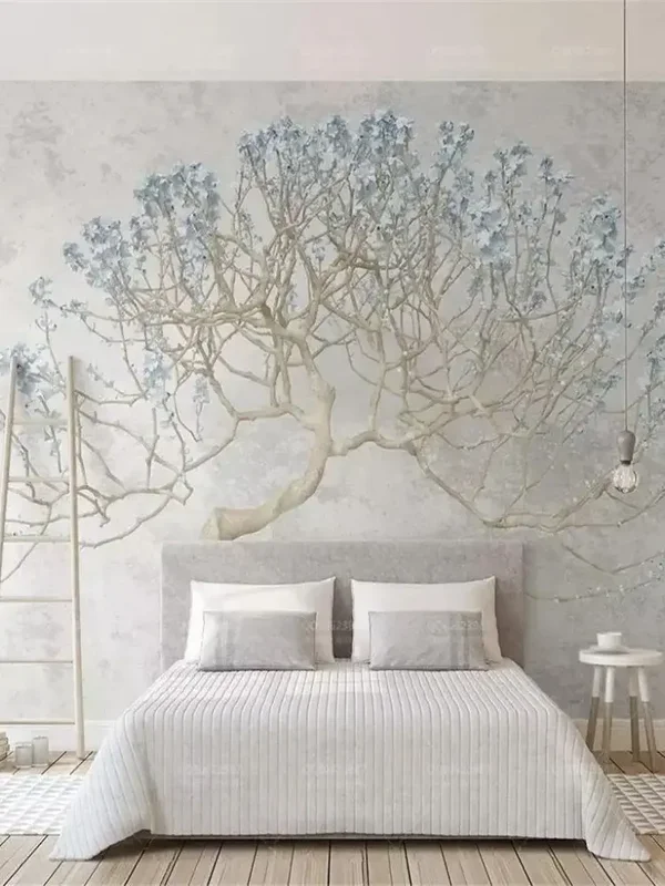AliExpress - Benutzerdefinierte Fototapete für Schlafzimmerwände Wandbild Hintergrund 3D-Tapeten für Wände Nordic Baum Tapeten Wohnkultur 
