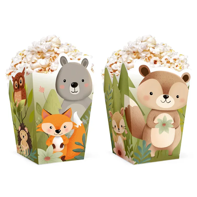 Skogens Vänner - Popcornbägare 6-pack - Partyninja.se
