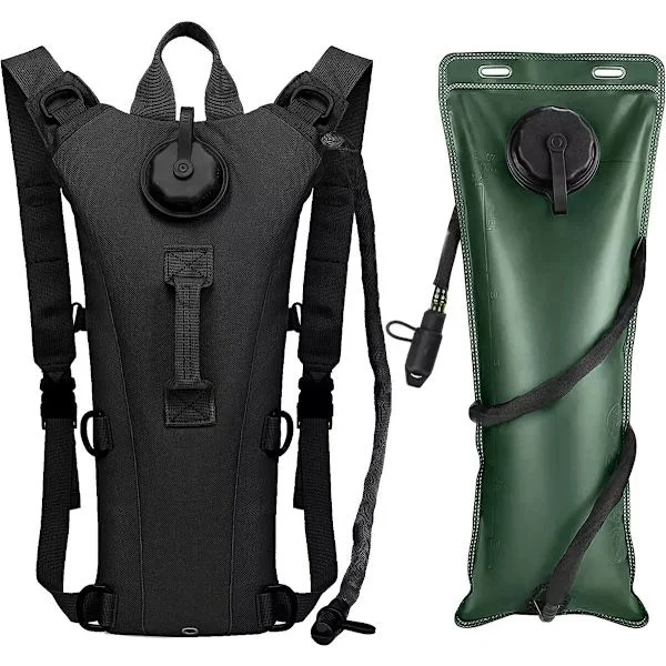 Hydration Backpack - Water and Drink Backpack - 3L with Straw - BPA-Free - Water Backpack - Backpack Water Bag - Hydration Backpack ...