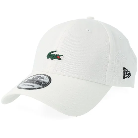 Lacoste - White adjustable Lippis - Cap Woven Adjustable @ Hatstore