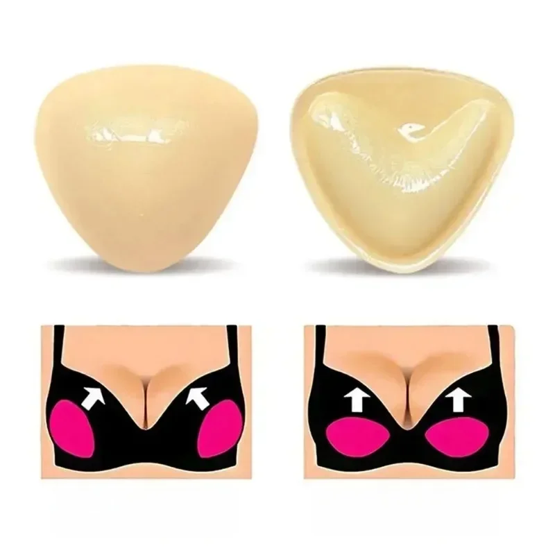 AliExpress - 1 paire de soutien-gorge auto-adhésif solide Double face collant Push Up soutien-gorge Inserts adhésif réutilisable Ultra soutiens-gorge 