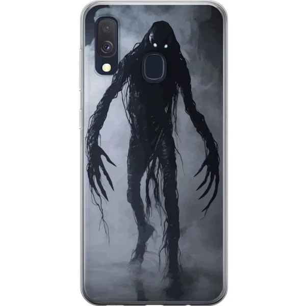 Kompatibelt Mobilskal till Samsung Galaxy A40 Monster Dimma Fantasy Mystik Skräck