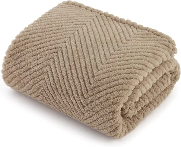 Washable Blanket for Large Dogs - Coral Fleece Dog Blanket, Pet Blanket, (1pc, 76*100cm, Brown)