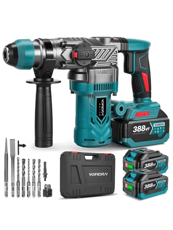 AliExpress - YOFIDRA 2200 W Bürstenlosen Elektrischen Hammer Schlagbohrmaschine 26 MM Multi-Schraubendreher Dreh Bohren Power Tool Für Makita 18 V 