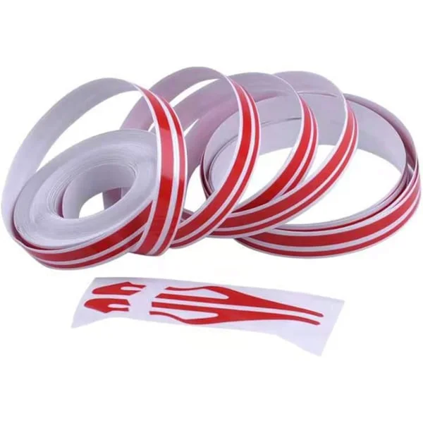 Svart Pinstripe Teip Bil Karosseri Side Stripe Klistremerke Midjelinje Klistremerke Auto Pinstripe Teip for Biler