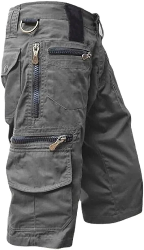 Korte bukser Mænd Casual Løs Sports Jogging Bukser Slim Fit Militær Sports Shorts Bermudas Cargo Bjerg Baggy Bukser Multi Lommer,XL