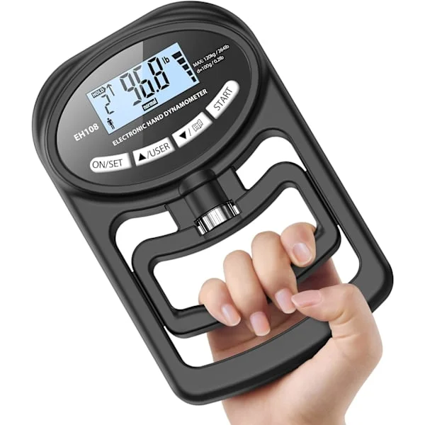 Hand Dynamometer Grip Strength Trainer - Electronic Hand Grip Strength Tester