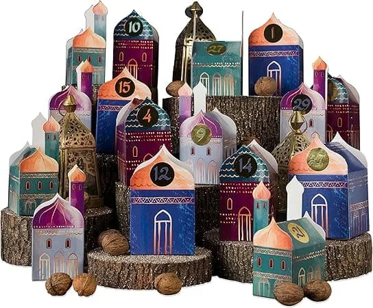 DIY Ramadan-kalender att fylla, 30 påsar, Ramadan adventskalender barn, Ramadan-påsar för fyllning,