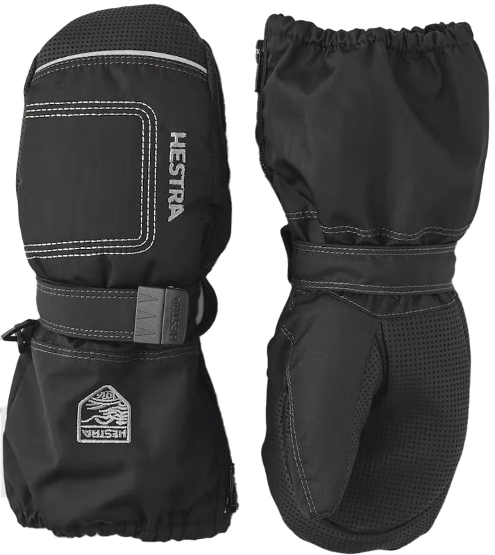 Hestra Baby Zip Long Mitt Musta