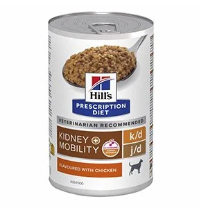 Hills K/D + J/D Hund, 370g vådfoder, Chicken