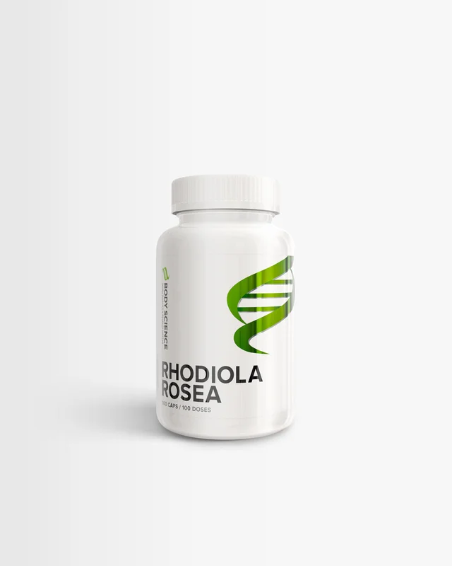 Rosenrot - 100 kapslar - Body Science Rhodiola Rosea - Prestationshöjare