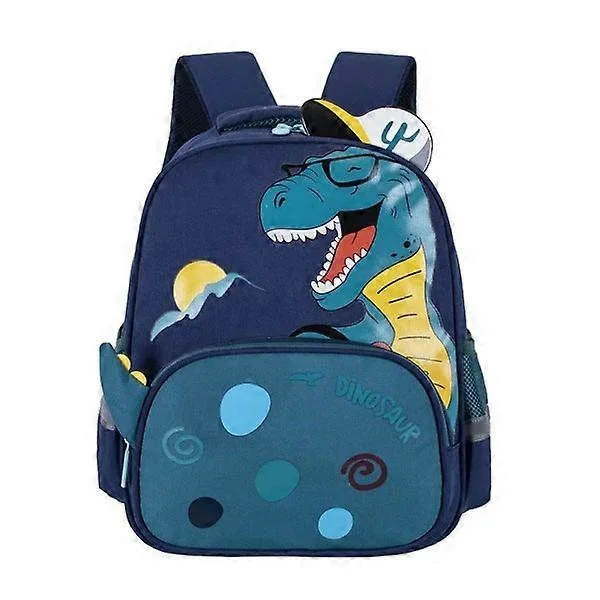 Cartoon Dinosaur Backpack, Preschool Backpack, Elementary School Backpack for Girls Ages 3-5-6