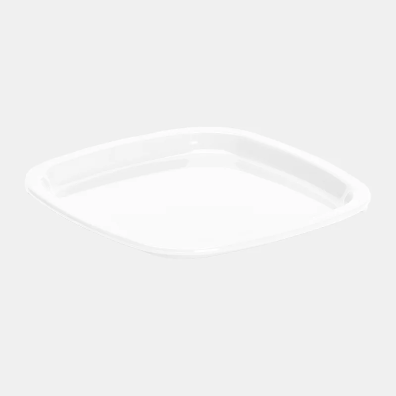 Plasttallerken Nordiska Plast, hvid, 18 cm