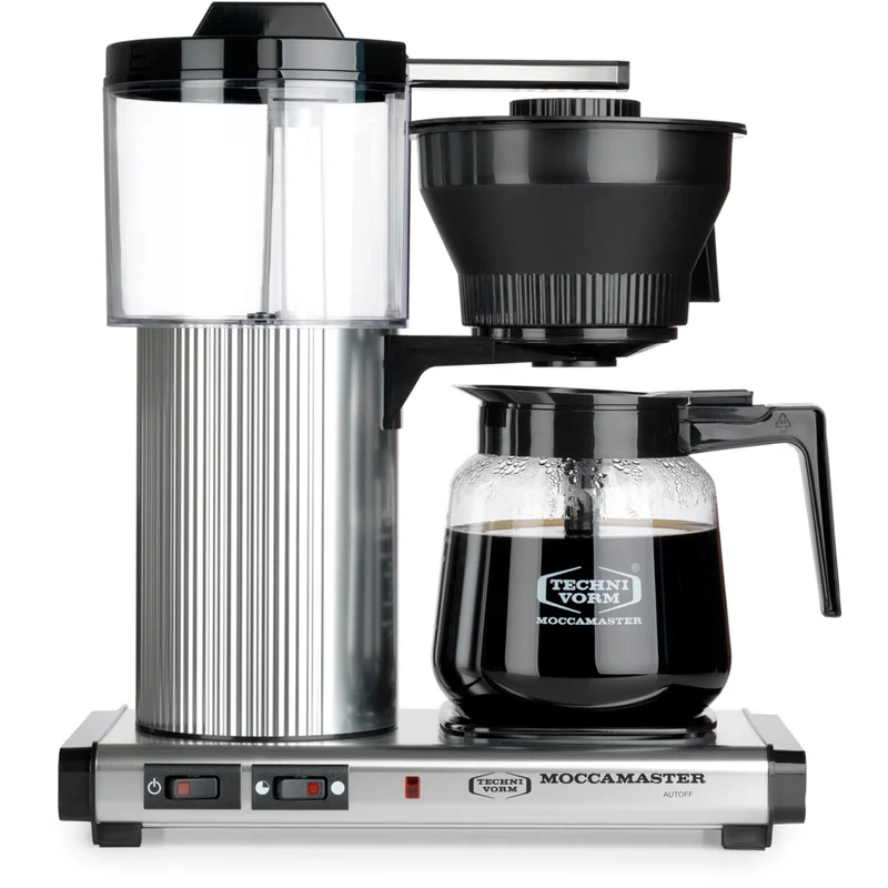Moccamaster Kaffetrakter CD Grand AO Polished Silver - Kjøp kaffemaskin hos Bakeren og Kokken' - 'Polert stål