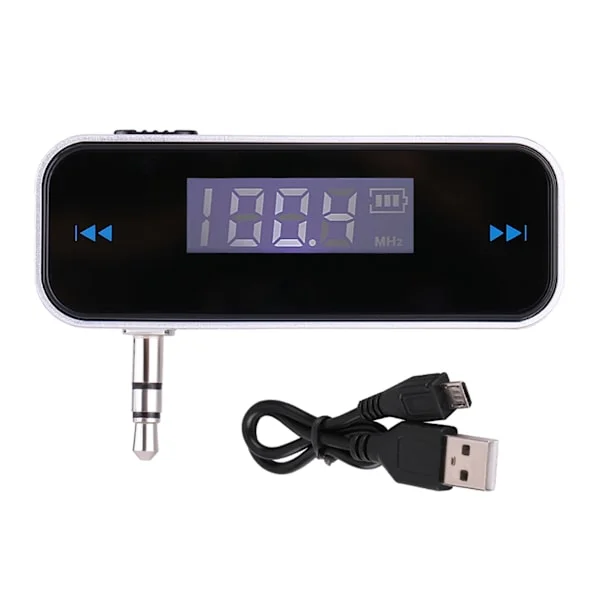 Handsfree FM-sändare för mobiltelefon - Universell Bluetooth-adapter för bilen