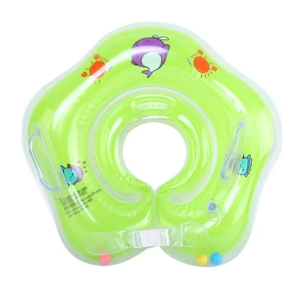 Baby Svømme Ring Baby Nakke Float Ring Spedbarn Float-pool Svømme Ring Småbarn Oppblåsbar Basseng Ring