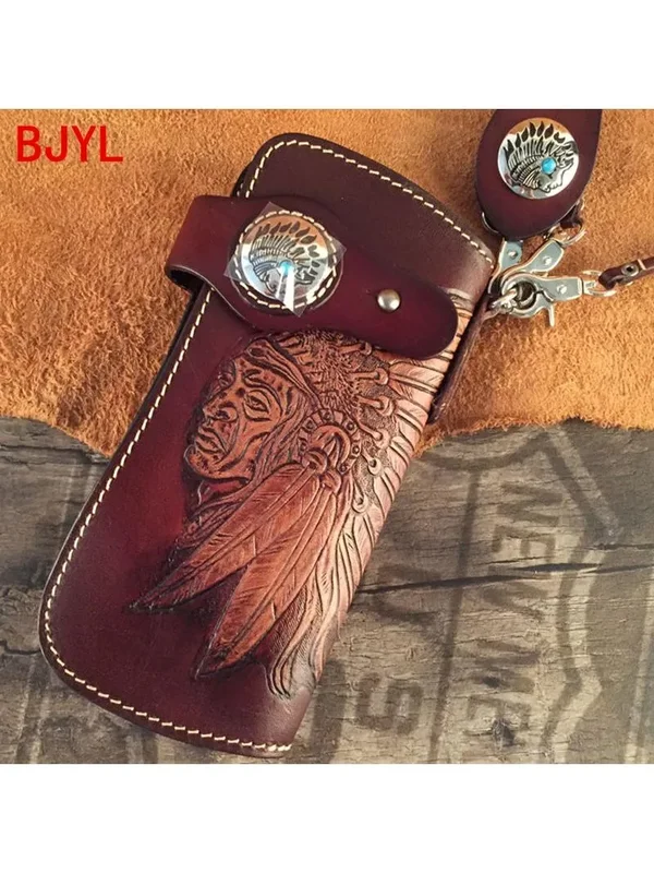 AliExpress - Portefeuilles en cuir véritable pour hommes, porte-monnaie à longue fermeture éclair, pochette rétro, porte-carte, porte-monnaie pour 