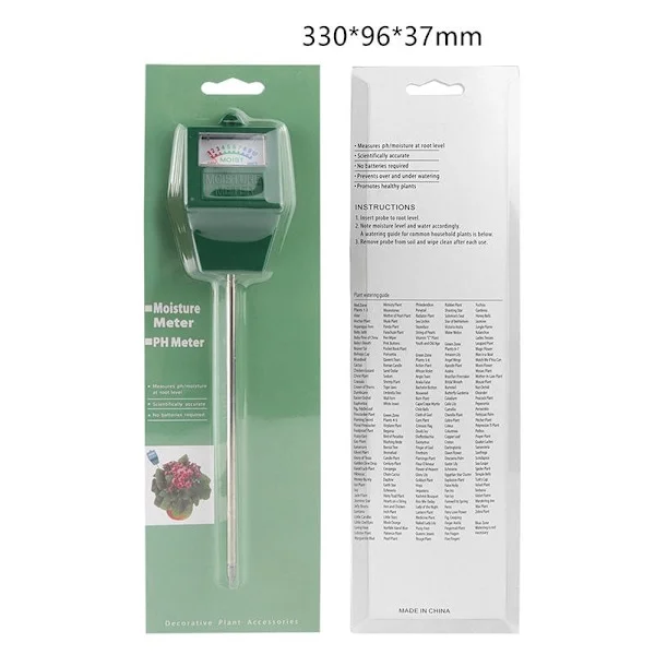 Stk Plant Fugtighedsmåler, Plante Hygrometer, Jord Hygrometer Tester Jord Vandmåler Fugtighedssensor til Have, Landbrug, Planter (Ingen Batterier)
