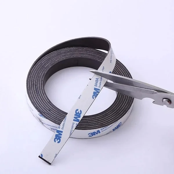 Magnettape med lim 1 selvklæbende fleksibel magnet