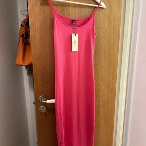 Pink slip dress