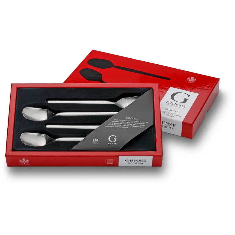 Gense Dorotea Dessertskeer 4-pak - Stål | KitchenOne