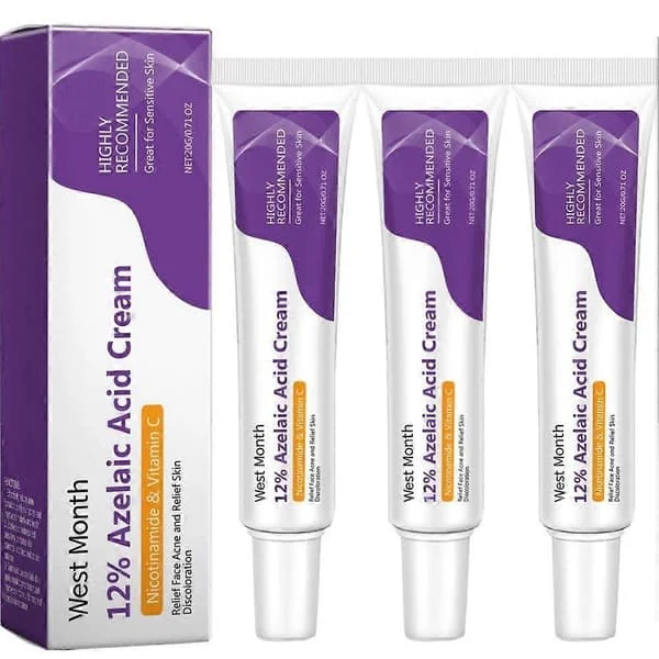 【YD】Azelaic Serum Azelaic Facial Serum Hyaluronic Acid To Relieve Facial Redness Dark Spots Anti-Aging Skincare Kit (3pcs)