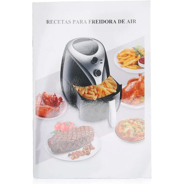 Receptbok för airfryer: 32 recept med färgbilder. En praktisk receptbok för airfryer, lämplig för både nybörjare och erfarna användare.