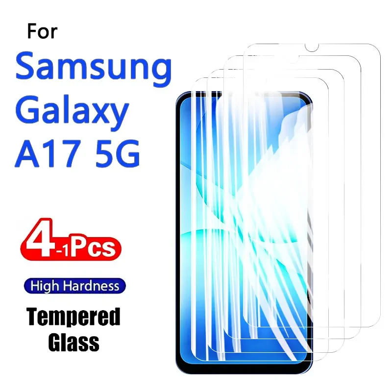 AliExpress - 1-4PCS Screen Protector Voor Galaxy A17 5G Samsung Gehard Glas Kristal 9H Hoge Aluminium Anti Scratch case Vriendelijke Vingerafdruk
