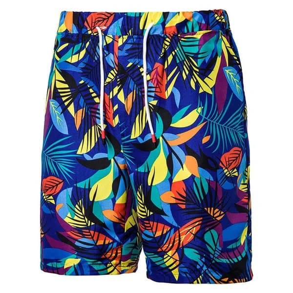 Herre sommer plus size casual sport fem-punkts shorts strandshorts .