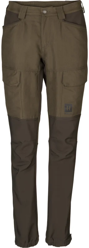 Härkila Scandinavian Trousers Women Willow naisten metsästyshousut, ruskea/vihreä