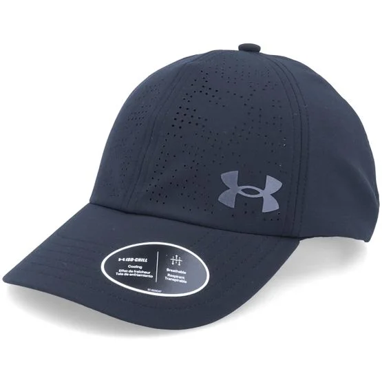 Under Armour - Sort unconstructed Kasket - Iso-Chill Breathe Black Dad Cap @ Hatstore