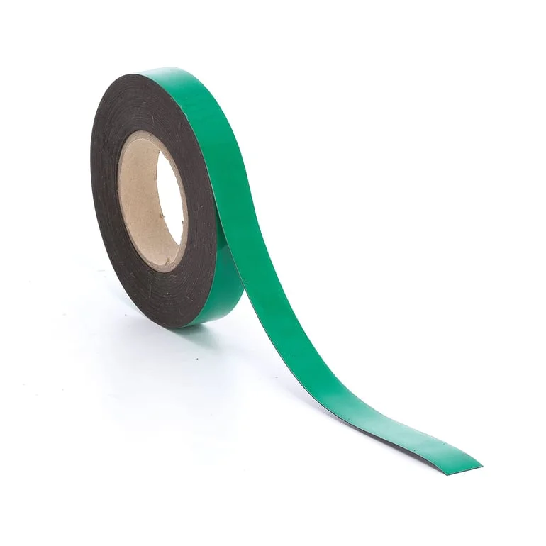 Magnettape, 25mm, grøn