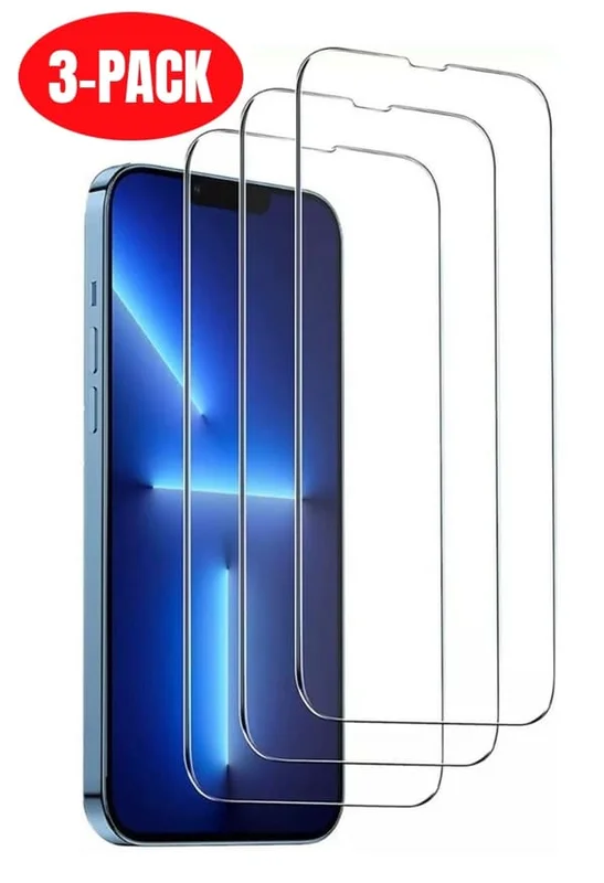 [3-PACK] iPhone 13 Pro Max Skärmskydd i härdat glas