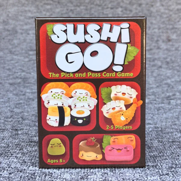 Spelskapar | Sushi Go Spel | Kortspel | Ålder 8+ | 2-5 Spelare | Spellitid 15 Minuter-Xin