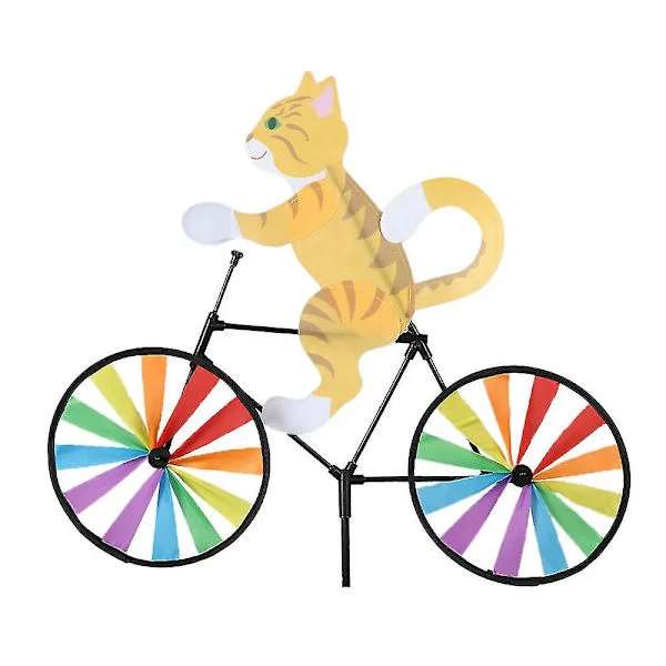 Vindsnurra Leksak Trädgård Vindsnurra Vindsnurror Katt Hund Cykel Regnbåge Vindsnurra Vindsnurra Utomhus Leksak Dekor (FMY)