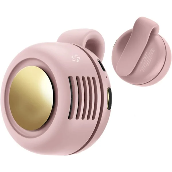 Portable Clip Cooling Fan USB Rechargeable Mini Clip Fan Neck Waist Fan Adjustable Air Conditioning Fan
