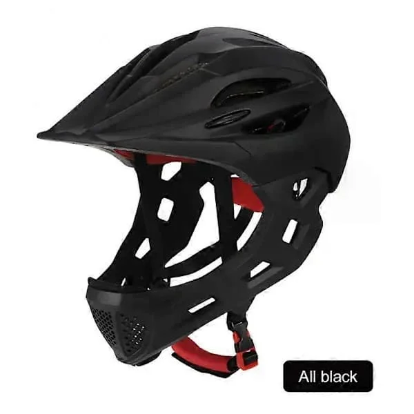 Barnehjelm Avtakbar Fullhjelm for Barn Sport Sikkerhetshjelm Scooter MTB Sykkelhjelm Utendørs Sykkelutstyr 5 5-FA-5 46-53CM