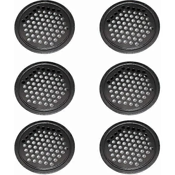 Ventilasjonsrist i rustfritt stål for klesskap - 60 mm rund ventilasjonsrist for kjøkken