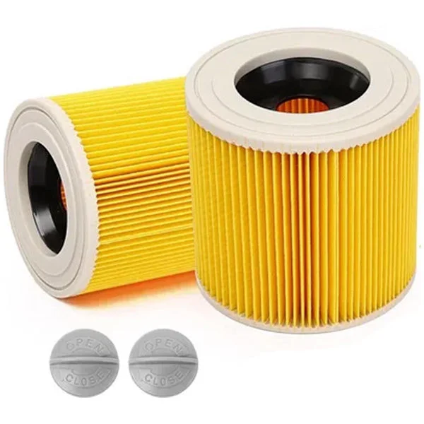 2x Filter Cartridge Suitable For Kärcher Wd1, Wd2, Wd3 And A-series Air Exhaust Filter Cartridge Water Vacuum Cleaner - Filter Cartridge - Filter -