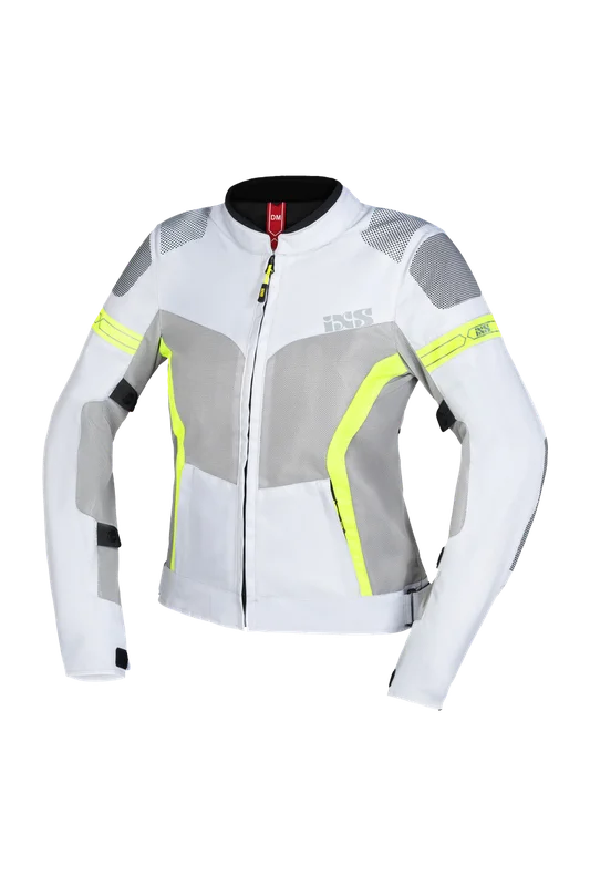 Chaqueta de Moto para Mujer iXS Sport Trigonis-Air Gris/Amarillo S