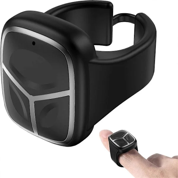 Trådlös Bluetooth-mus Mini Intelligent Handhållen Finger Ring Mus Bluetooth Bärbar Bärbar Mus Uppladdningsbar Fjärrkontroll Tumme Mus (FMY)