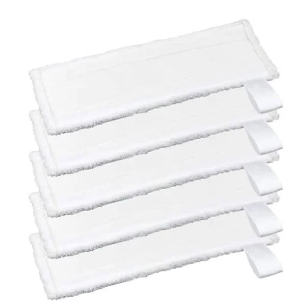 (White) 5 pcs Microfiber Covers for SC2 SC3 SC4 SC5 Karcher Easy Fix, Replacement Cloths for Karcher Steam Cleaner SC Series