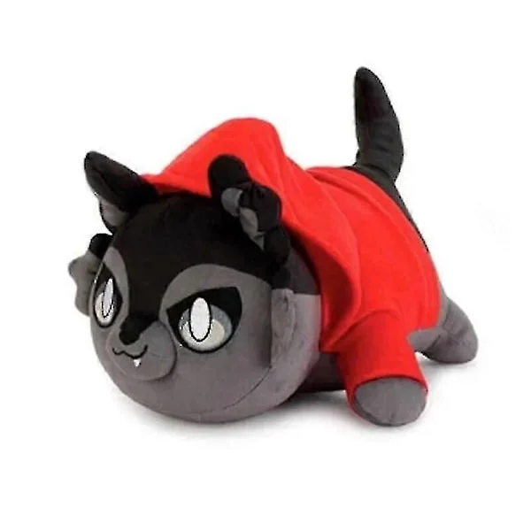 Meemeow Aphmau Plys Meemeows Mad Katte Plysdyr Bundt Ahpmau Pommes Frites Burger Pude Plyslegetøj Kawaii Søde Plys Katte Dukke Aaron Kat