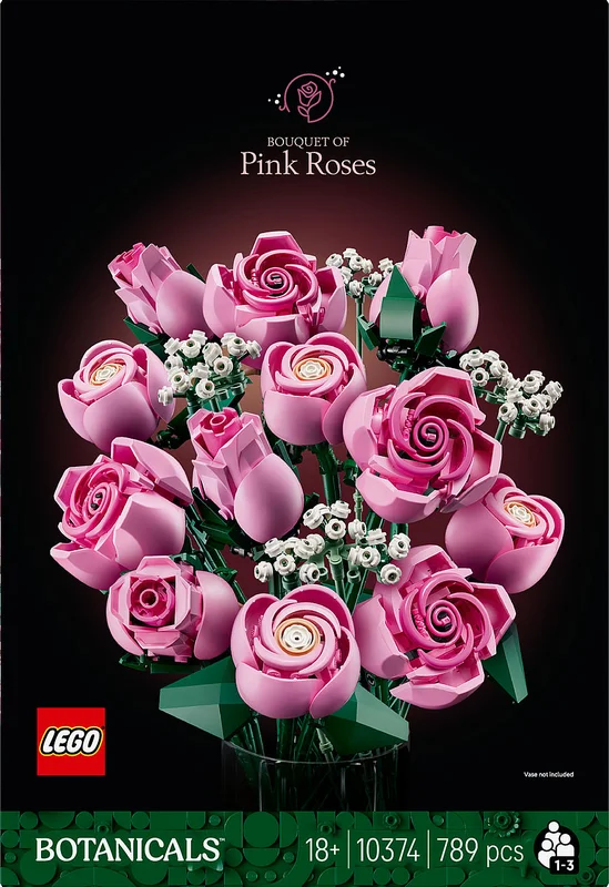 Lego Buket af pink roser 10374, Børn & Forældre, Motorik & Bevægelse, Klodser Og Stabletårne