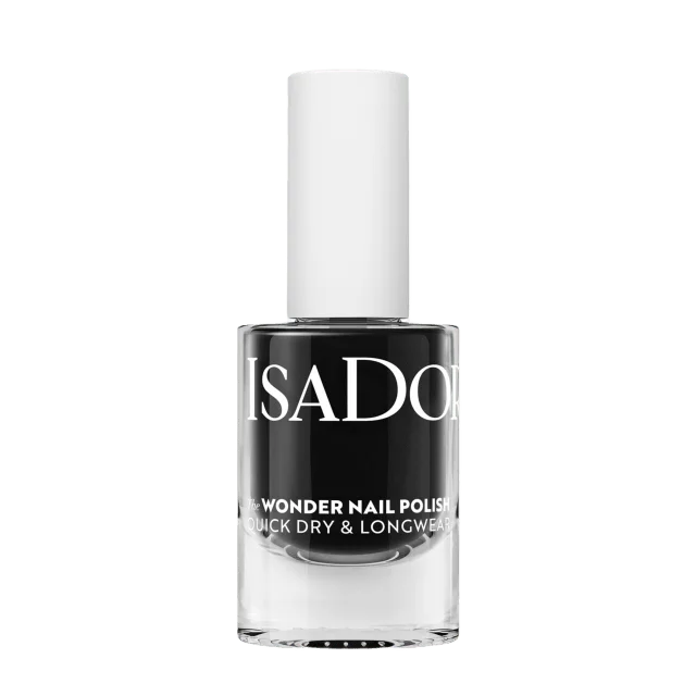 IsaDora The Wonder Nail Polish Quick dry & Longwear Nagellack Unisex Svart 5 ML