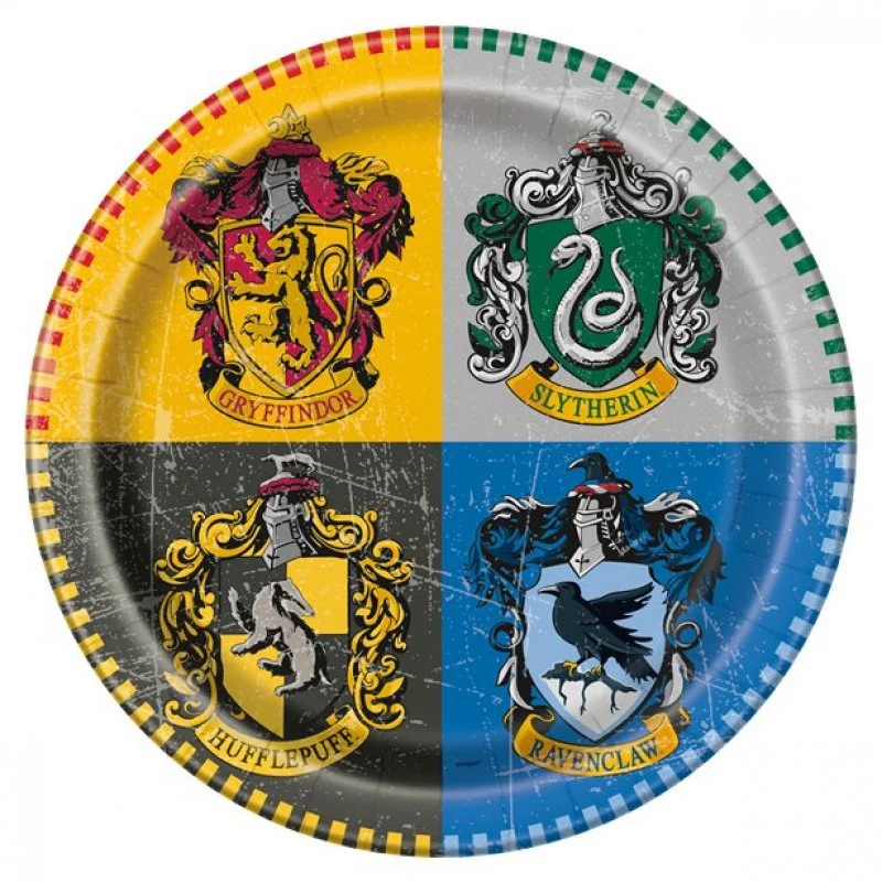 Tallrikar Harry Potter 8-pack - Harry Potter Kalas Dekoration - Kalaslagret.se